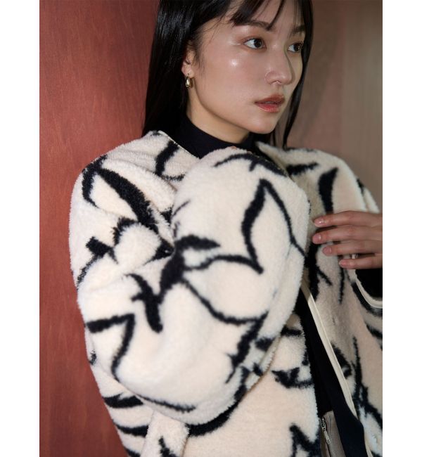 LAGUNAMOON「【REVIVAL】リバーシブルボアブルゾン」|その他|