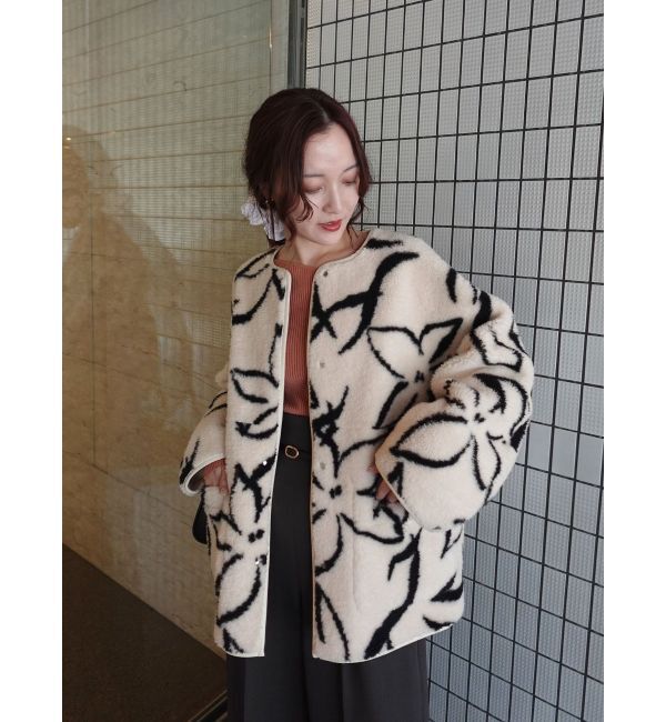 LAGUNAMOON「【REVIVAL】リバーシブルボアブルゾン」|その他|