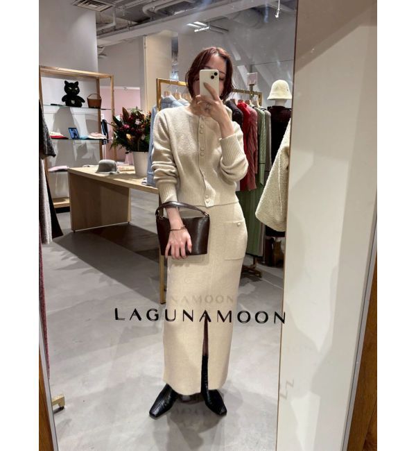 LAGUNAMOON「フェイクオイルレザー2WAYバッグ」|ハンドバッグ|