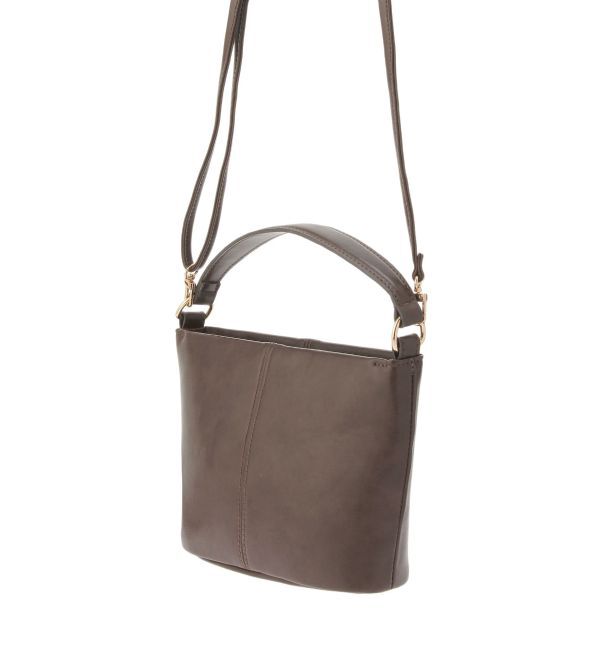 LAGUNAMOON「フェイクオイルレザー2WAYバッグ」|ハンドバッグ|