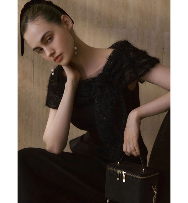 LAGUNAMOON「LADYラメバニティバッグ」|ハンドバッグ|