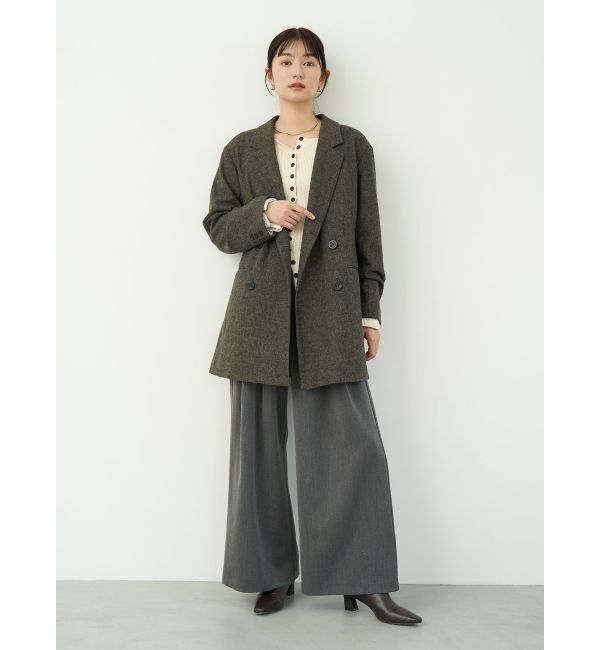 LAGUNAMOON「レーススリーブニットプルオーバー」|ニット・セーター|