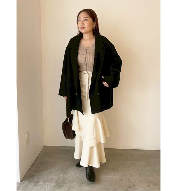 LAGUNAMOON「ツイードオーバージャケットコート」|その他|