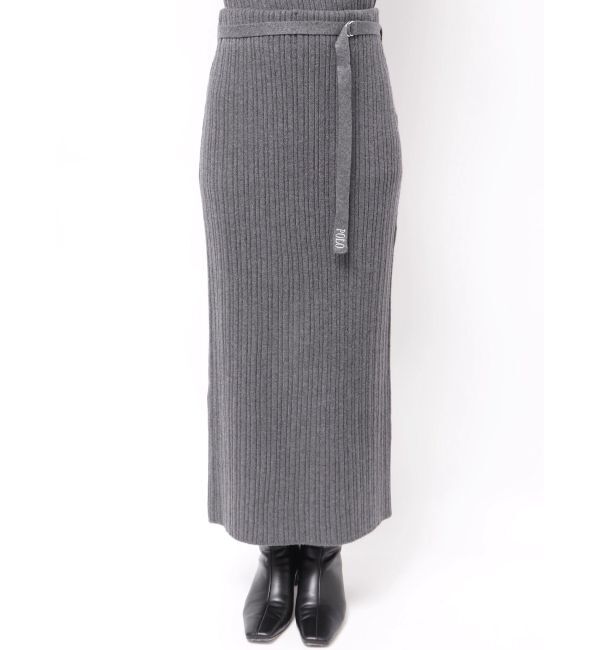 LAGUNAMOON「【POLO BCSコラボ】Iラインニットスカート」|スカート|