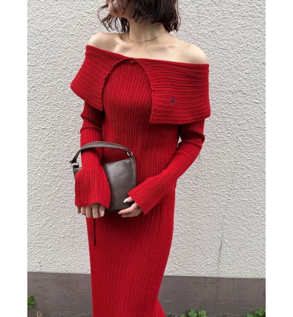 LAGUNAMOON「【POLO BCSコラボ】ワイドカラーニットプルオーバー」|ニット・セーター|