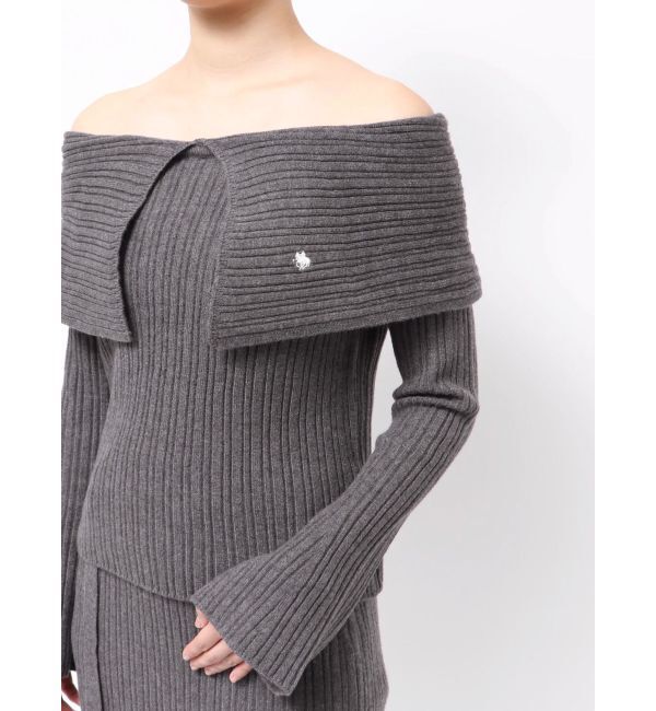 LAGUNAMOON「【POLO BCSコラボ】ワイドカラーニットプルオーバー」|ニット・セーター|