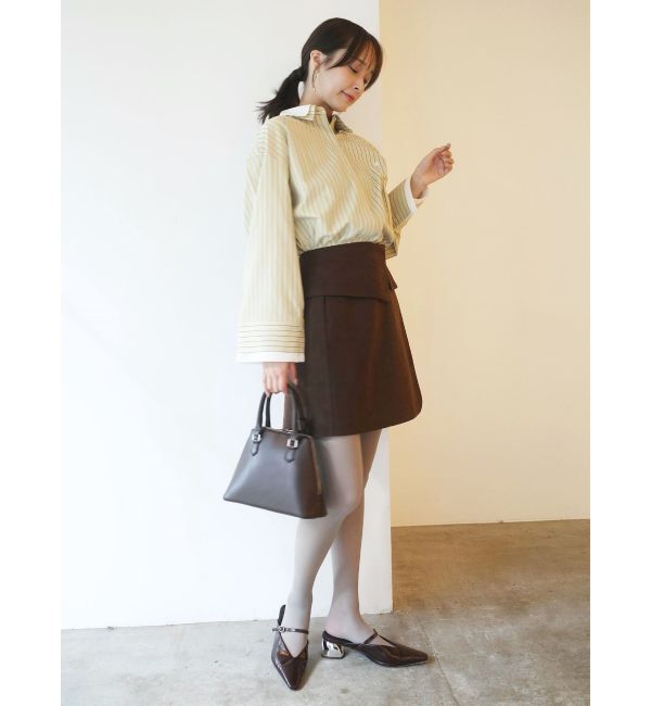 LAGUNAMOON「【POLO BCSコラボ】レイヤードカラーカフスシャツ」|シャツ・ブラウス|