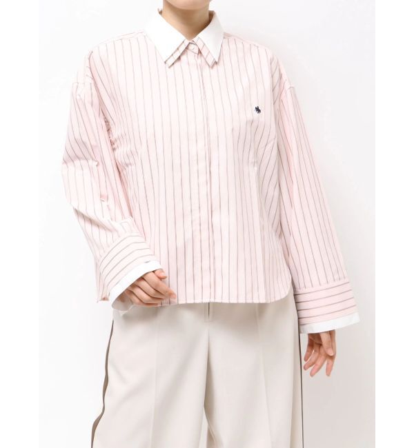 LAGUNAMOON「【POLO BCSコラボ】レイヤードカラーカフスシャツ」|シャツ・ブラウス|