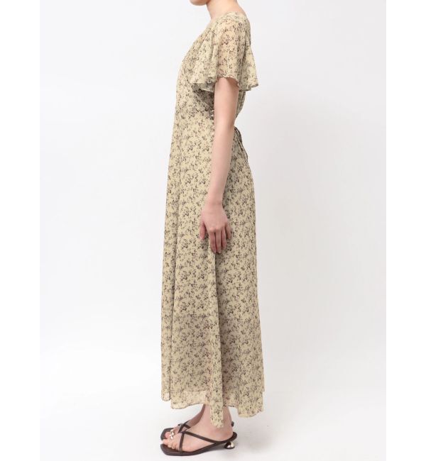 LAGUNAMOON「フロラルカシュクールワンピース」|ワンピース|