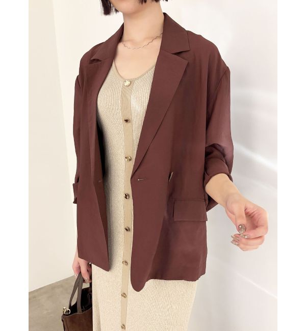 LAGUNAMOON「フロントボタンランジニットワンピース」|ワンピース|