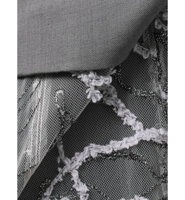 LAGUNAMOON「LADYベストセットフラワーチュールフレアスカート」|ワンピース|