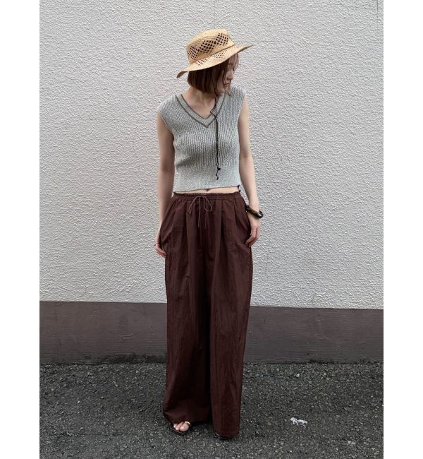 LAGUNAMOON「ウエストレースリラックスパンツ」|その他|