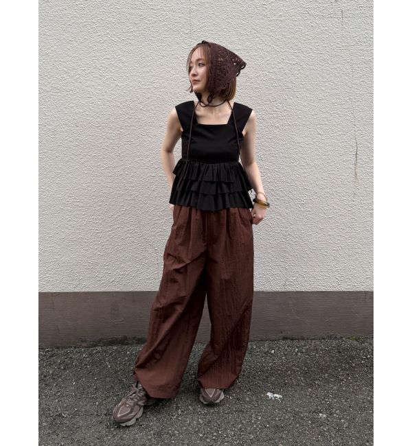 LAGUNAMOON「ウエストレースリラックスパンツ」|その他|