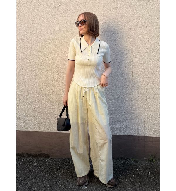 LAGUNAMOON「ウエストレースリラックスパンツ」|その他|