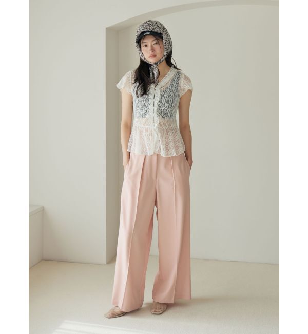 LAGUNAMOON「センタープレスラインパンツ」|その他|