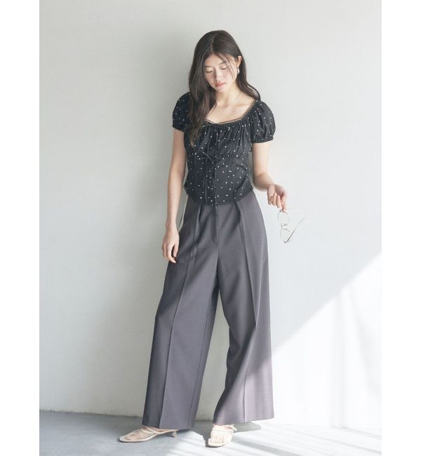 LAGUNAMOON「センタープレスラインパンツ」|その他|