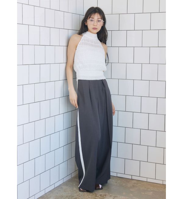 LAGUNAMOON「センタープレスラインパンツ」|その他|