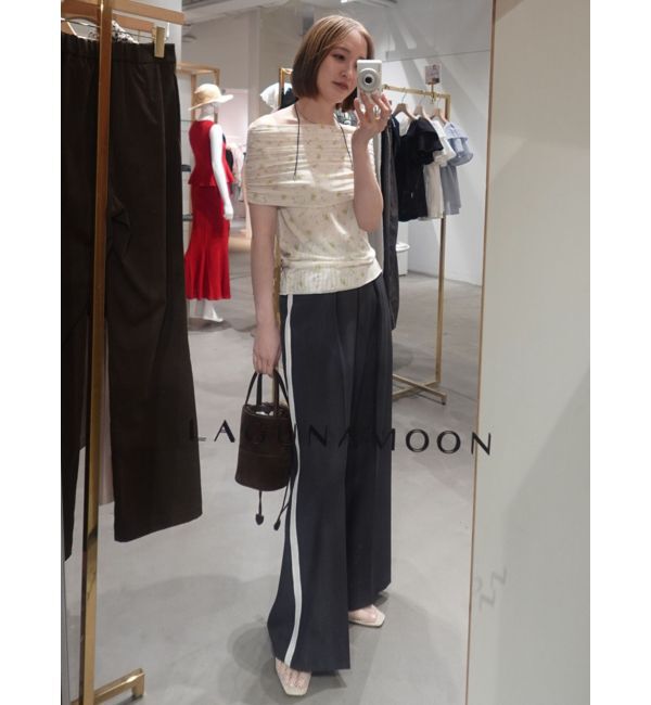 LAGUNAMOON「センタープレスラインパンツ」|その他|