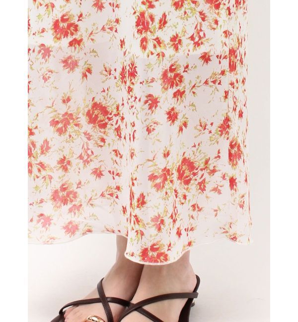 LAGUNAMOON「フロラルナロースカート」|スカート|