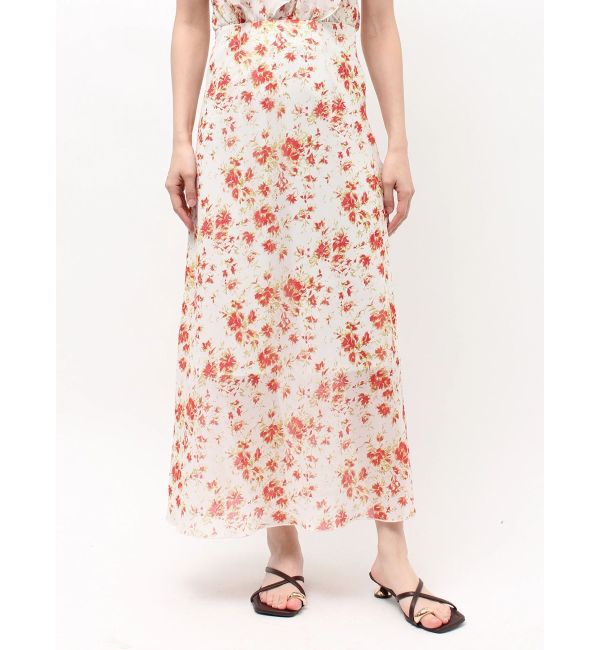 LAGUNAMOON「フロラルナロースカート」|スカート|