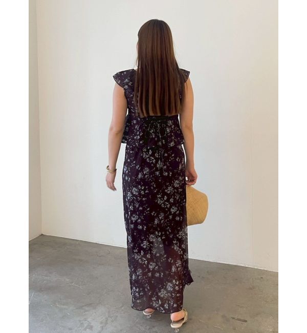 LAGUNAMOON「フロラルナロースカート」|スカート|