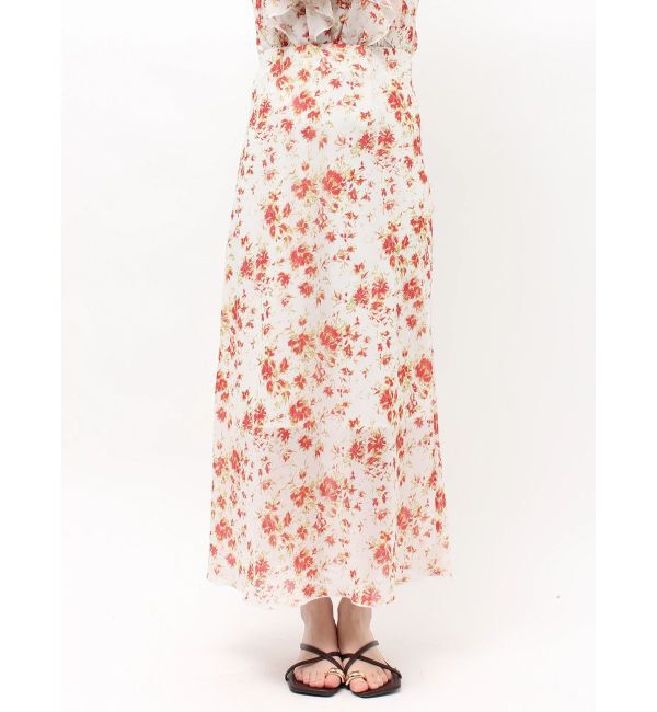 LAGUNAMOON「フロラルナロースカート」|スカート|