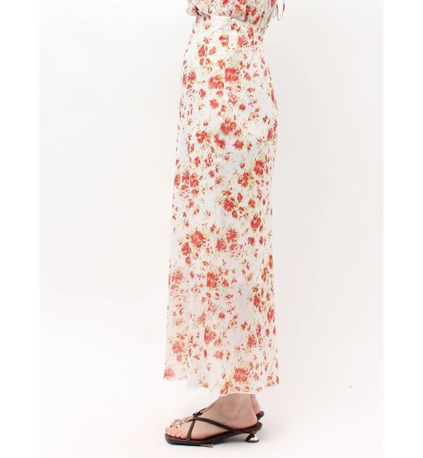 LAGUNAMOON「フロラルナロースカート」|スカート|