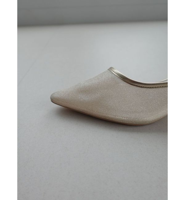 LAGUNAMOON「LADYシアーラメアンクルストラップシューズ」|パンプス|