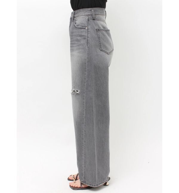 LAGUNAMOON「リップドデニムパンツ」|デニム|