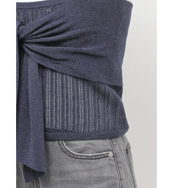 LAGUNAMOON「レイヤードデザインノースリニット」|ニット・セーター|