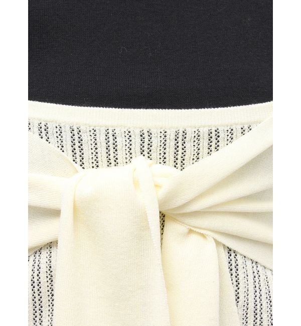 LAGUNAMOON「レイヤードデザインノースリニット」|ニット・セーター|