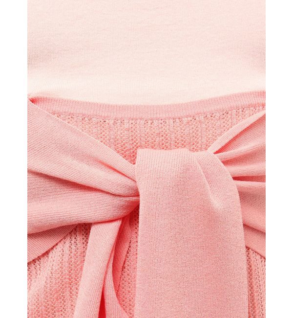 LAGUNAMOON「レイヤードデザインノースリニット」|ニット・セーター|