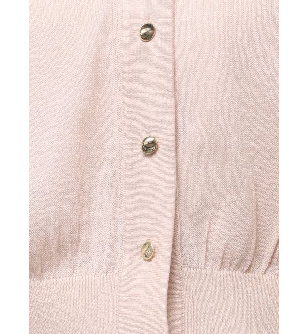 LAGUNAMOON「2WAYラメシアーニットカーディガン」|カーディガン|