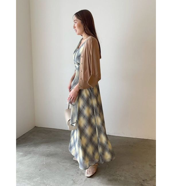 LAGUNAMOON「2WAYラメシアーニットカーディガン」|カーディガン|