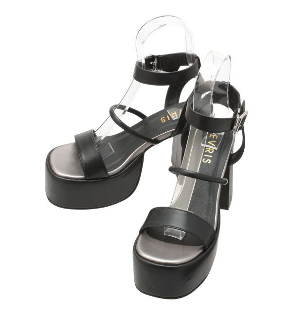 EVRIS「チャンキーヒールサンダル」|サンダル|