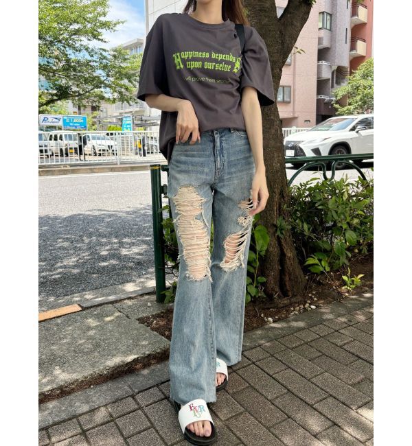 EVRIS「【WEB限定】レースビスチェSETTシャツ」|Tシャツ・カットソー|