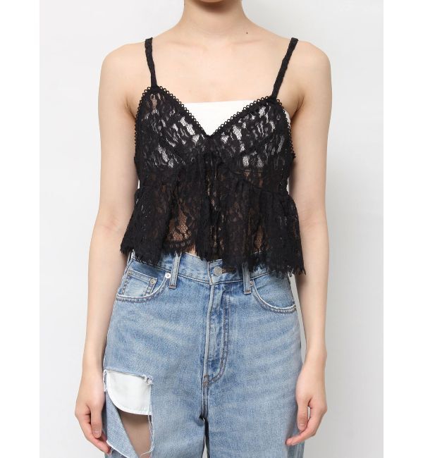 EVRIS「【WEB限定】レースビスチェSETTシャツ」|Tシャツ・カットソー|