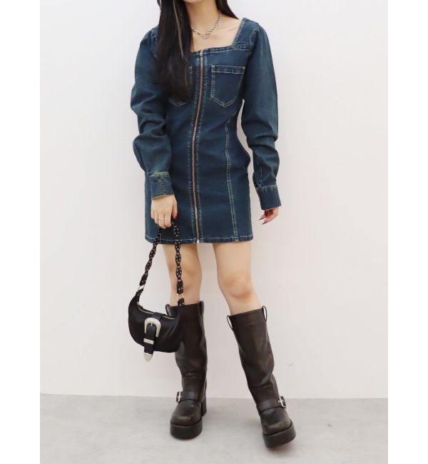 EVRIS「ルーズエンジニアブーツ」|ロングブーツ|