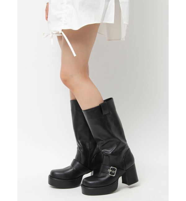 EVRIS「ルーズエンジニアブーツ」|ロングブーツ|