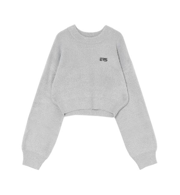 EVRIS「ワンポイントファンシーヤーンニットトップス【セットアップ着用可能】」|ニット・セーター|