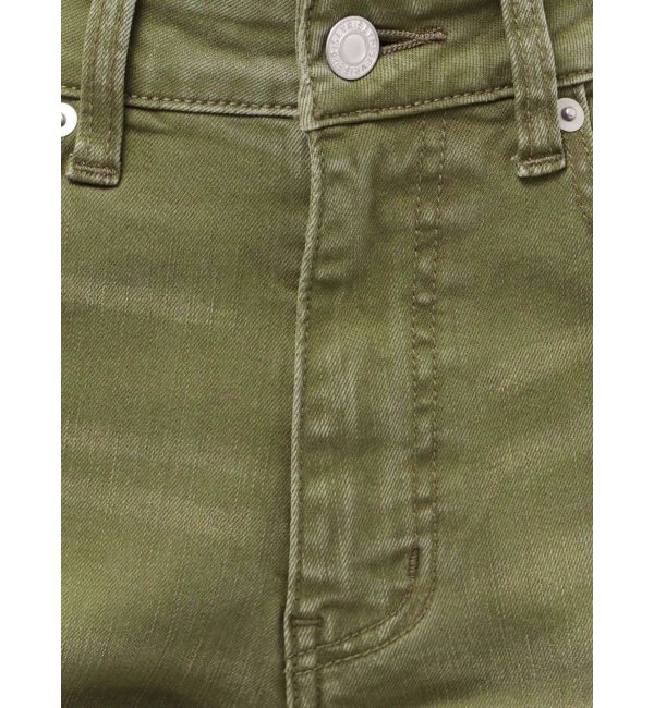 EVRIS「カラーヴィンテージライクストレッチフレアデニムパンツ」|デニム|