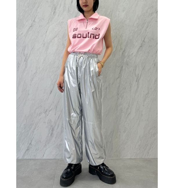 jouetie「スポーティーハーフZIPトップス」|Tシャツ・カットソー|