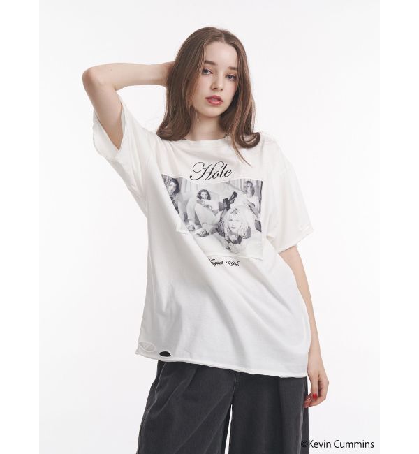 jouetie「【KevinCummins&times;jouetie】フォトダメージBIGTシャツ」|Tシャツ・カットソー|