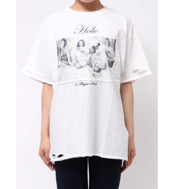 jouetie「【KevinCummins&times;jouetie】フォトダメージBIGTシャツ」|Tシャツ・カットソー|