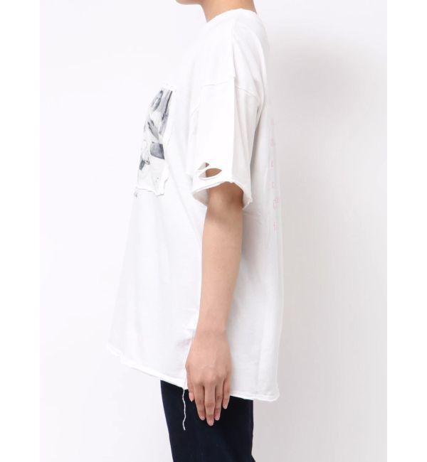 jouetie「【KevinCummins&times;jouetie】フォトダメージBIGTシャツ」|Tシャツ・カットソー|