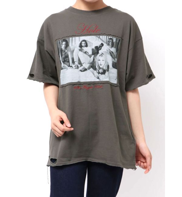 jouetie「【KevinCummins&times;jouetie】フォトダメージBIGTシャツ」|Tシャツ・カットソー|