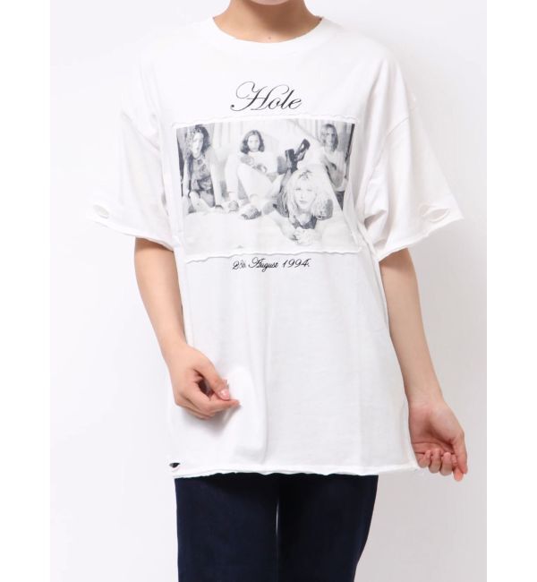 jouetie「【KevinCummins&times;jouetie】フォトダメージBIGTシャツ」|Tシャツ・カットソー|