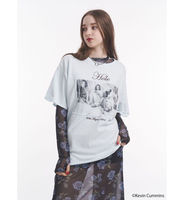 jouetie「【KevinCummins&times;jouetie】フォトダメージBIGTシャツ」|Tシャツ・カットソー|