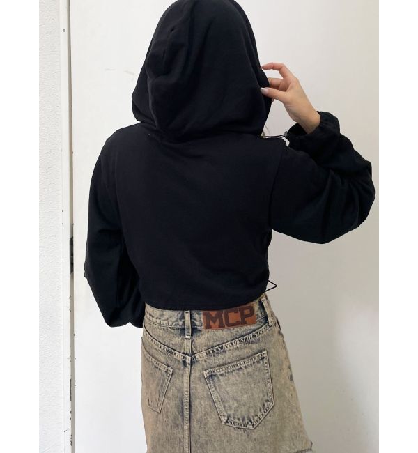 GYDA「【みちょぱコラボ】MCPスピンドルショートスウェットパーカー」|パーカー|