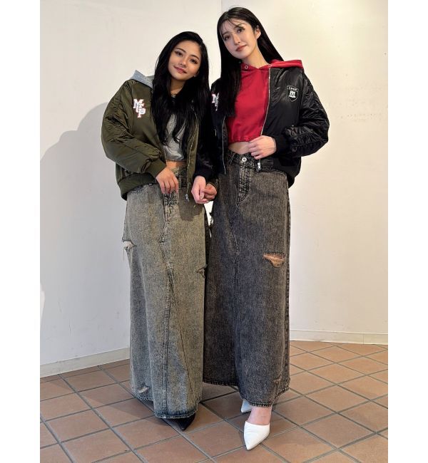 GYDA「【みちょぱコラボ】MCPスピンドルショートスウェットパーカー」|パーカー|